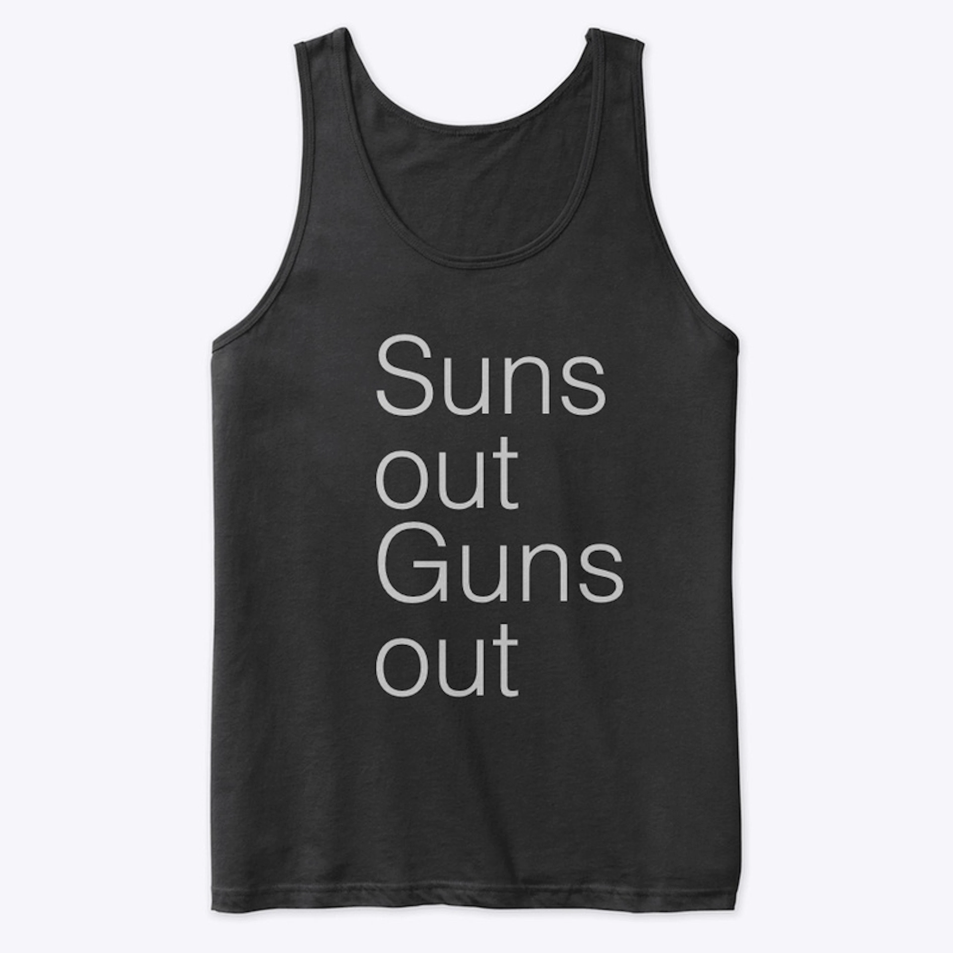 Suns out guns out tee